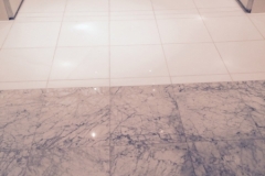 Marble Lobby - honed, polished, sealed, and buffed.